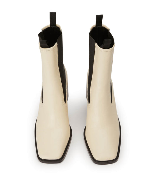 White Tony Bianco Diego Ecru Venice 7.5cm Ankle Boots | DPHKV65384