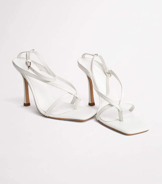 White Tony Bianco Faythe White Kid 10.5cm Event Heels | PHNZX38700