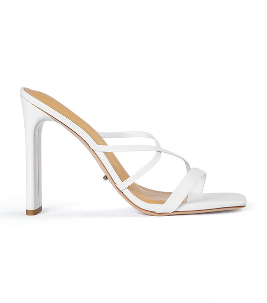 White Tony Bianco Fior White Kid 11cm Bridal Heels | PHCIF28757