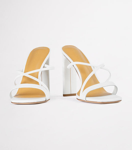 White Tony Bianco Fior White Kid 11cm Event Heels | LPHSX77496