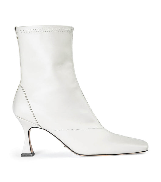 White Tony Bianco Fomo Dove Nappa 8cm Ankle Boots | LPHTR90751