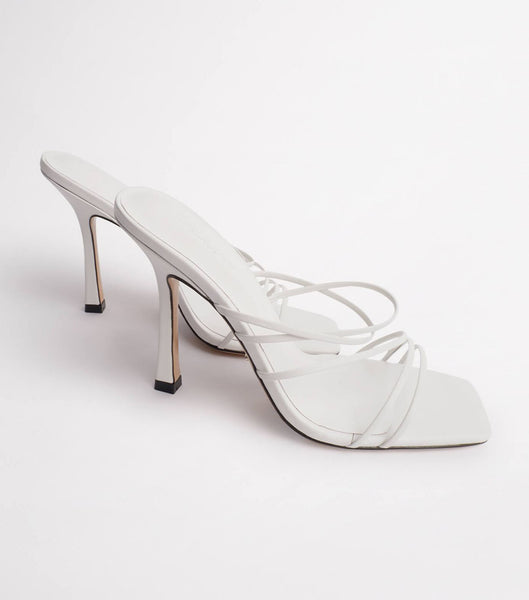 White Tony Bianco Foxie White Kid 10.5cm Bridal Heels | PHJBT60257