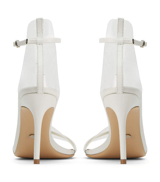 White Tony Bianco Houston Milk Capretto 8.5cm Event Heels | DPHKV47849