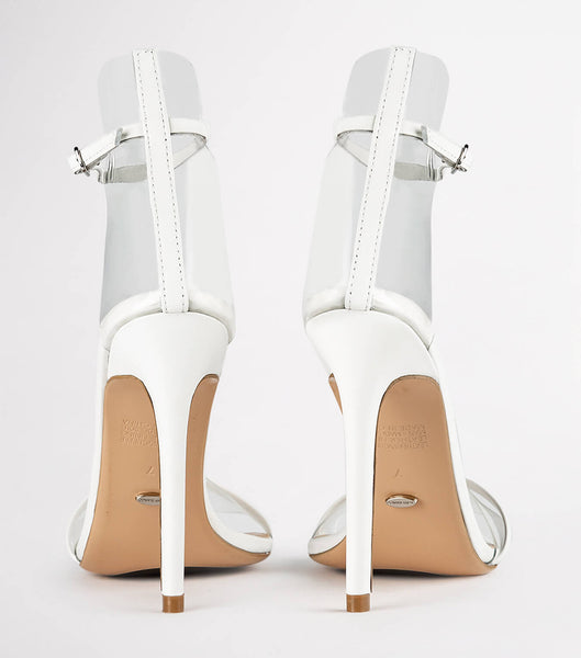 White Tony Bianco Kosumi Milk Denver 11cm Stiletto Heels | FPHHY93596