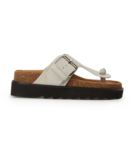 White Tony Bianco Marlo Milk Suede 3cm Sandals | LPHSX47825