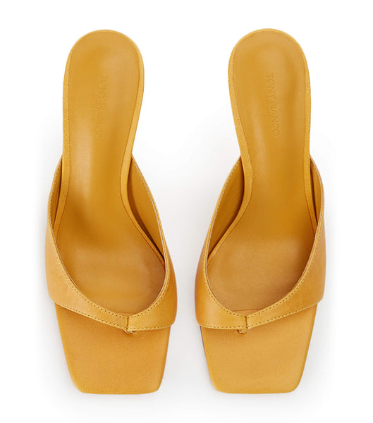 Yellow Tony Bianco Crystle Cantelope Antiq 8.5cm Thong Sandals | LPHSX74604