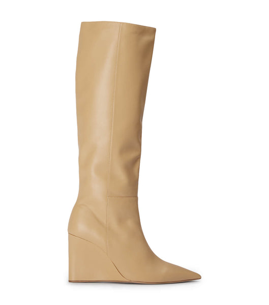 Yellow Tony Bianco Drake Butter Nappa 9.5cm Heeled Boots | PHZPD36711