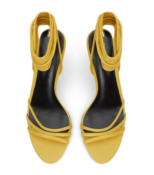 Yellow Tony Bianco Hailee Desert Nappa 8.5cm Low Heels | PHEGJ69747