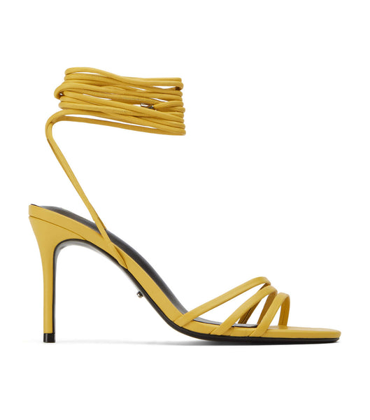 Yellow Tony Bianco Hailee Desert Nappa 8.5cm Low Heels | PHEGJ69747