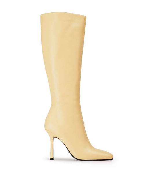 Yellow Tony Bianco Havana Butter Nappa 10.5cm Knee High Boots | DPHVO52485