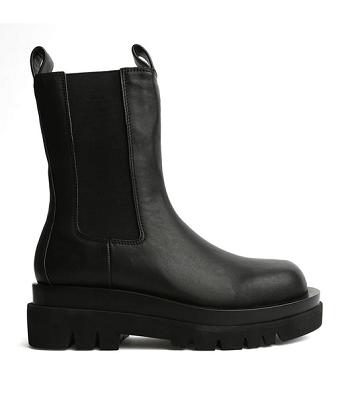 Black Tony Bianco Boxer Black Como 5.5cm Combat Boots | ZPHNQ17553