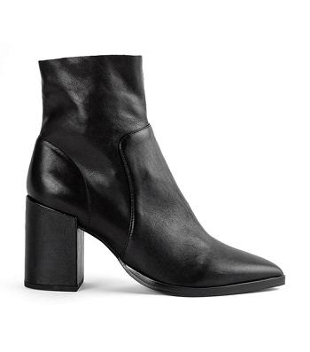 Black Tony Bianco Brazen Black Luxe 8.5cm Heeled Boots | DPHVO55147