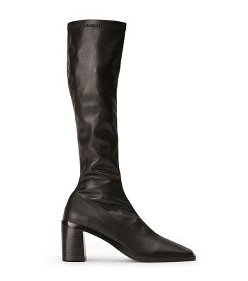 Black Tony Bianco Damon Black Venezia 7.5cm Knee High Boots | BPHSD72030