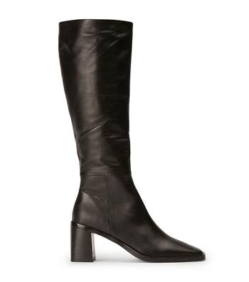 Black Tony Bianco Darby Black Venice 7.5cm Mid Calf Boots | EPHHC96163