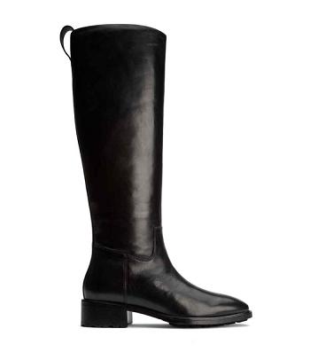 Black Tony Bianco Eleanor Black Como 4cm Mid Calf Boots | SPHVO21354