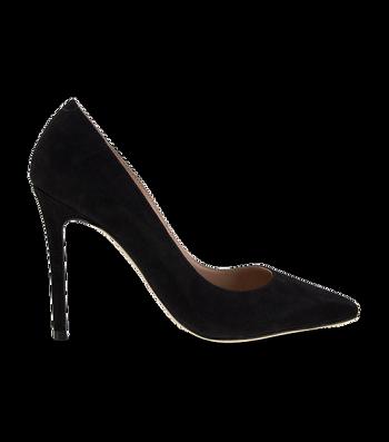 Black Tony Bianco Lotus Black Kid Suede 10.3cm Event Heels | PHJKU18147