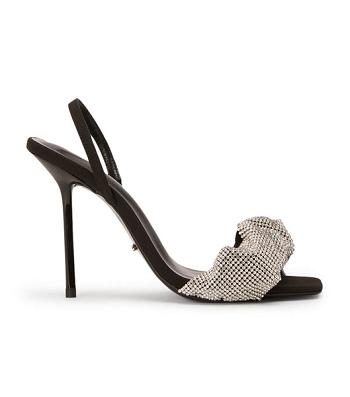 Black Tony Bianco Nixon Crystal/Black 10.5cm Bridal Heels | GPHEC94999