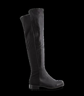 Black Tony Bianco Panache Black Luxe/Black Micro Stretch 3cm Knee High Boots | GPHEC46712