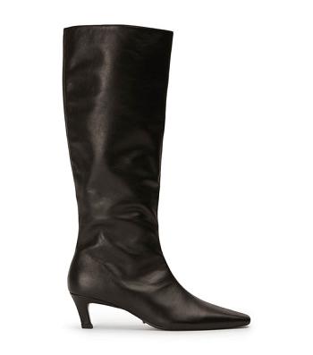 Black Tony Bianco Vixon Black Venice 5cm Mid Calf Boots | PHZPD93479