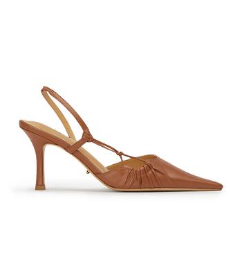 Brown Tony Bianco Sakai Tan Capretto 8cm Court Shoes | SPHVO41613