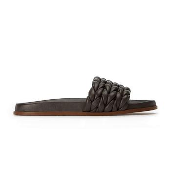 Chocolate Tony Bianco Layton Chocolate Nappa Slides | APHWC32146