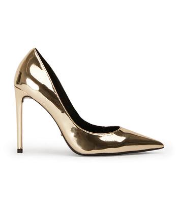 Gold Tony Bianco Anja Gold Shine 10.5cm Court Shoes | PHQAV77508