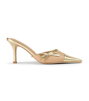 Gold Tony Bianco Shirley Beech/Gold 8cm Event Heels | FPHHY78828