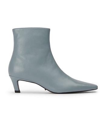 Grey Tony Bianco Vicci Steel Nappa 5cm Ankle Boots | PHZDE50161