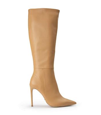 Orange Tony Bianco Apollo Honey Nappa 10.5cm Stiletto Boots | FPHUI56172