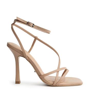 Skin Color Tony Bianco Franci Skin Sheep Nappa 10.5cm Strappy Heels | TPHWZ66725