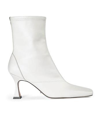 White Tony Bianco Fomo Dove Nappa 8cm Ankle Boots | LPHTR90751